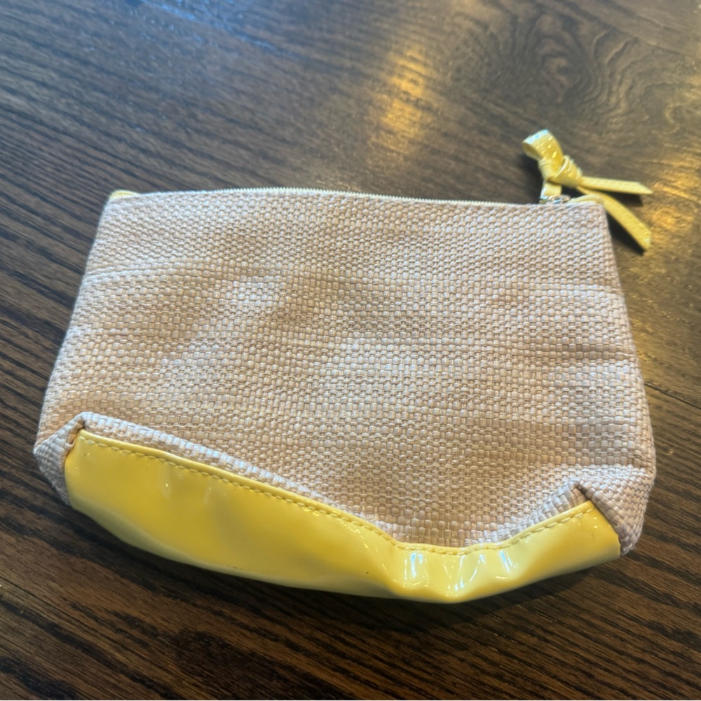 Stylish Yellow and Cream Women's Clutch - Picture 2 of 4